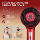 3-in-1 Electric Scalp Massage Comb, Hair Growth Oil Applicator,Portable Home Scalp Brush for Men and Women, Ipx7 Waterproof