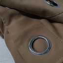 RYB HOME Outdoor Weighted Blackout Curtains 2 Panels- Waterproof Windproof Curtains Summer Heat Block for Patio, Furniture Protect Pergola Outside Swimming Pool Deck, Mocha, W52 x L96 inch