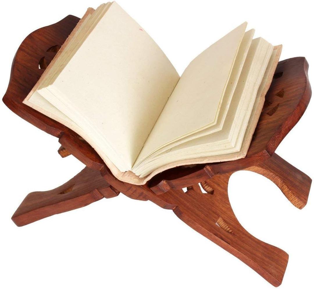 Beautiful Folding Holy Stand/Rahel Book. Wooden Holy Stand Beautiful Kuran Bible Holder Stand.