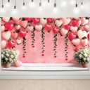 KatchOn, Heart Valentines Day Backdrop - XtraLarge, 72x44Inch | Valentines Backdrops for Photography | Valentines Day Banner, Valentines Day Decorations | Valentines Decor, Galentines Day Decorations