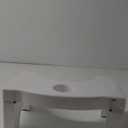 Foldable Toilet Potty Stool for Adults, 7" Heavy Duty Portable Squatting Poop Foot Stool with Freshener Space, Bathroom Non-Proof Toilet Assistance Step Stool fits 14"-16" Standard Toilets (White)