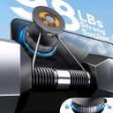 ELWEY Phone Holders for Your Car Magnetic, 360 Vacuum Adjustable Suction Cup Car Phone Mount Magsafe [98+LBS Strong Suction & 3200gf Power Magnet] for iPhone 17 Pro Max 16 15 14 13 12 Plus