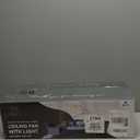 Ceiling Fan with Lights Remote Control, 52 Inch Black Ceiling Fans with 3 Downrods, 3 Blades, Timer, 6 Speed Modern Fan Quiet Reversible DC Motor for Patio Bedroom Outdoor/Indoor