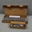 IFELS Heavy Duty Curtain Rods for Windows 66 to 120 Inch, 1 Inch Bronze Window Curtain Rod for Bedroom, Living Room, Outdoor, Adjustable Easy Install Long Modern Curtains Rods(A1,Bronze,30"-120")