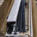 Vabches Full Size Lift Up Storage Bed Frame, Storage Headboard, Charging Station, LED Lights Upholstered Platform Bed, No Box Spring Needed, Noise-Free (Dark Grey)