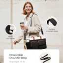 LOVEVOOK Teacher Tote Bag for Women,Multi-pocket Laptop Bag with Large Cup Holder,Nurse Bags Work Travel Computer Handbag