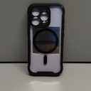 Miracase Magnetic for iPhone 16 Pro Case Full-Body Phone with Built-in Glass Screen Protector, [Compatible with MagSafe] Military Drop Proof 16 Pro Cover Bumper 6.3 inch, Black