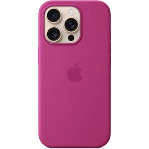 Apple iPhone 16 Pro Silicone Case with MagSafe and Camera Control: Lightweight Phone Case, Wireless Charging Compatible, Smooth Matte Finish; Fuchsia
