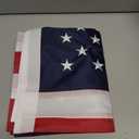 American flag 2.54 FT for Outside, Heavy Duty Polyester USA Flag Outdoor with Embroidered Stars, Sewn Stripes, US Flag with Brass Grommets for Indoor, Outdoor, All Weather