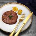 EUIRIO 40Pcs Gold Silverware Set, Stainless Steel Flatware Cutlery Set Service for 8, Mirror Polished Gold Utensils Set Include Forks Spoons Knives for Home, Wedding, Restaurant, Dishwasher Safe