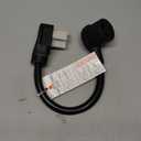 1.5FT 3 Prong to 4 Prong Dryer Adapter, 4 Prong to 3 Prong Dryer Adapter, NEMA 14-30P Male to 10-30R Female, Dryer Cord Adapter 4 to 3 Prong, STW 10AWG, 30A, 250V