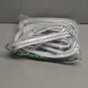 Weather Stripping Door Seal Strip - Soundproof Q-Shaped Foam for Exterior Door Frame, Large Gap Seal, Noise Cancelling, Easy to Install (White, 26FT)