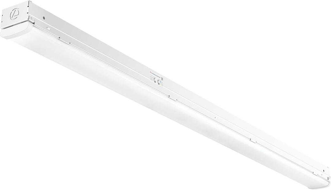 Lithonia Lighting 1 Light LED Strip Light, 4 Foot Linear LED Ceiling Lighting Fixture, Adjustable Lumens, Selectable White Light Color, Dimmable, MVOLT (MNSS L48 ALO3 MVOLT SWW3 G1)
