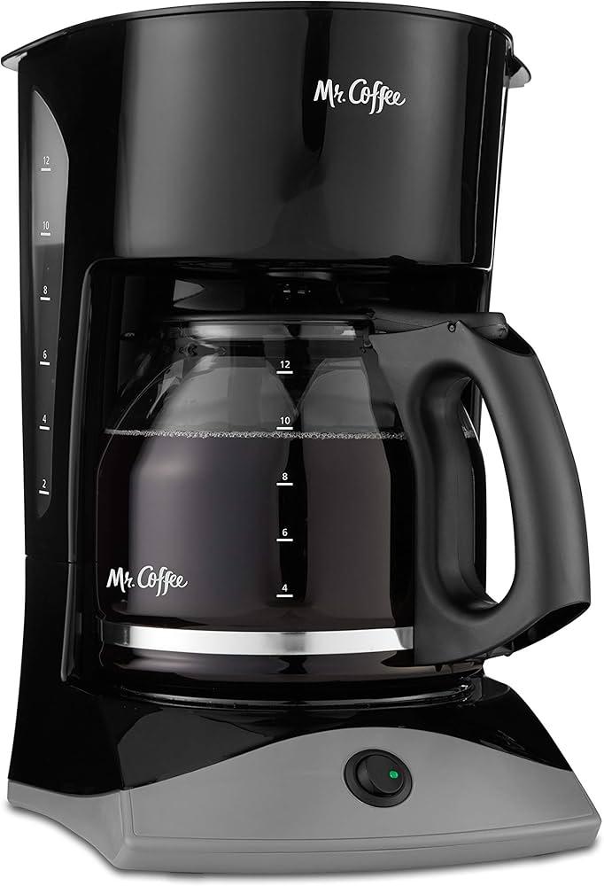 Mr. Coffee 12-Cup Programmable Coffeemaker, Black