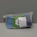 Kids Swim Fins,Short Comfortable Flippers for Lap Swimming and Training for Child,Girls,Boys,Beginners (XXS(US Kids 11-12.5), Blue/Green/Skyblue)