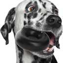 Goughnuts  Dog Toys for Aggressive Chewers | Virtually Indestructible Dog Toys for Medium Breeds Such as Pit Bulls | Heavy Duty Dog Toy | Black (Medium, 30-70 Lbs (Original Size))