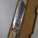 XYJ Full Tang 12 Inch Long Knife Finger Hole Design Stainless Steel Extra Long Blade Ergonomic Wood Handle Japanese Chef Vegetable Knife For Cutting Cake Watermelon Brisket