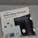 Runstar Smart Scale for Body Weight and Fat Percentage, High Accuracy Digital Bathroom Scale with Large Display for BMI Heart Rate 15 Body Composition Analyzer Sync with Fitness App 400lb