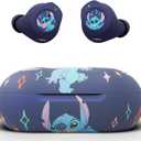 Disney Lilo and Stitch Bluetooth Earbuds w/Charging Case- Wireless Headphones w/Built-in Mic+ Up to 30 Hrs Playtime- Lilo and Stitch Gifts for Girls,Boys,Women,Men,All Fans of Lilo and Stitch Stuff