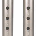 Aluminum Walker Tubes, Universal Walker Foot Tube with Anti-Slip Tip, 8 Height Adjustable Walker Replacement Legs with Rubber Tips, Walker Tips Accessories (Pack of 2)