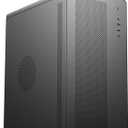 V281 Micro ATX/ITX Computer Case,Multifunctional Pc Case with Handle, Spcc Side Panel Business case, Support 300mm GPU 165mm CPU Cooler (Black)