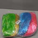 LOHO MAGICA 6 Pack Colored Wigs, Funky Colorful Wigs, Short Bob Hair Wig, Neon Party Wigs with Rimless Heart Sunglasses