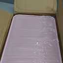 AGTEK 3 Tier Utility Rolling Cart with Lockable Wheels, Metal Multifunctional Storage, Organizer Cart for Kitchen, Office, Living Room, Makeup, Craft, Art Studio, Pink