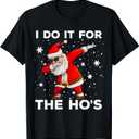 I Do It For The Hos Dabbing Santa Claus Christmas Kids Boys T-Shirt, Men S