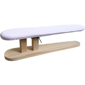 Tabletop Ironing Board Padded Small Ironing Board with Wooden Base, Chest & Sleeve Ironing Boards for Tailor, Household, Laundry Room, Apartment