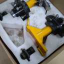 AvmrLc 3rd Generation 2Pack Shipping Container Wheel 6-Lug Kit, Heavy Duty Shipping Containers Axle, Shipping Container Accessory with Ratchet Strap for Moving 20' to 40' Containers