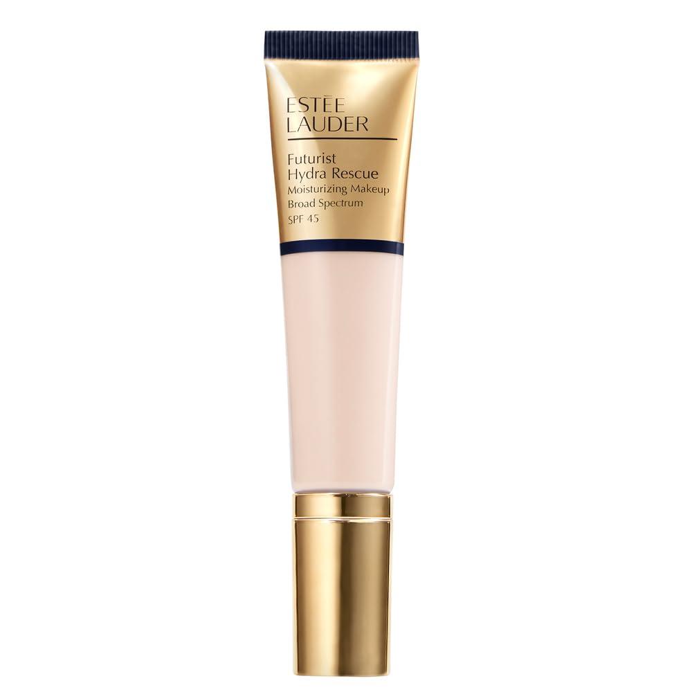 Este Lauder Futurist Hydra Rescue Moisturizing Foundation Makeup SPF 45 for a 12-Hour Glow, 1.2 Fl Oz (2C3 Fresco - Light-medium with cool rosy beige undertones)