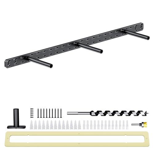1pc Floating Shelf Hardware Heavy Duty Hidden Shelf Brackets Support,Wall Mounting Invisible Floating Shelves Bracket with Jig (34" x 8" x 1.5" with Tools)
