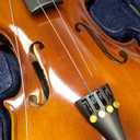 GKW 4/4 Students Beginner Acoustic Violin Kit  Matte Finish Solid Wood Violin Set with Ebony Fingerboard, Carbon Fiber Tailpiece, Triangle Case, Bow, and Rosin for Students and Professionals