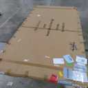 J&J worldwide Magnetic Glass Whiteboard 96x48 Inch Ultra White, Frameless Tempered Glass Dry Erase Board Wall Mounted Includes Markers, Eraser, Magnets, Mounting Kit for Office Home& School