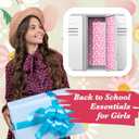 2 x Konohan 2 Pcs School Magnetic Wallpaper for Lockers 12" x 36" Removable Magnetic Wallpaper Decorative Locker Accessories for School University(Dasiy)