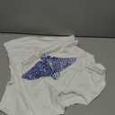 SOLY HUX Women's Y2k Graphic Tees Short Sleeve Aesthetic Vintage T Shirt Summer Crop Tops White Graphic Small