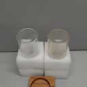 Incense Holder for Sticks, Insence-Stick Holder, Anti-Ash Flying No Mess Incense Burner, Incense Stick Holder with Glass Ash Catcher, for Yoga Spa Meditation Home Decor(2 Pack) (Brown)