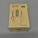 TECKNET Wireless Mouse, 2.4G Ergonomic Optical Mouse, Computer Mouse for Laptop, PC, Computer, Chromebook, Notebook, 6 Buttons, 24 Months Battery Life, 2600 DPI, 5 Adjustment Levels - Azure