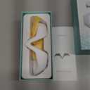 Under Eye Red Light Therapy Glasses, Red Light Therapy Device Microcurrent Eye Massager, Botanique Paris Eyes Bag Remover for Reduce Dark Circles and Wrinkles (White)