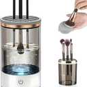 Electric Makeup Brush Cleaner Machine, Cosmetic Brush Cleaner, 2025 Automatic Spinning Rinse Hero Brush Cleaner Makeup Brush - Valentine Gift for her
