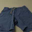 maamgic Mens Casual Shorts with Compression Liner 5/7 Inch Classic Fit Khaki Shorts (Medium, Gray Blue-gray)