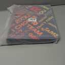 Trading Card Binder 4-Pocket with Handle, Red and Black, Join My Team Design 400 Pockets (Black, 400)
