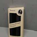 Heatless Curls Overnight Hair Curler - 4 Pcs Curling Rod to Sleep In, Velvet Hair Rollers with Satin Hair Scarf (Black)