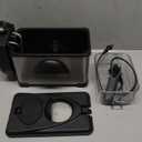 Elite Gourmet EDF2100 Electric Immersion Deep Fryer Removable Basket Adjustable Temperature, Lid with Viewing Window and Odor Free Filter, 2 Quart / 8.2 cup