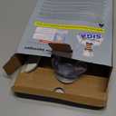 MR.SIGA Multi-Purpose Silicon Squeegee for Window, Glass, Shower Door, Car Windshield, Heavy Duty Window Scrubber, Includes Suction Hook, 10 inch, White & Gray, 1 Pack