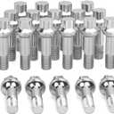 14x1.5 Lug Bolt for Mercedes-Benz ML350 ML500 GLC300 GLK350, 14mmx1.5 Wheel Lug Bolt OEM Factory Wheel for CL500 GL450 W215 E350 E300 S550 S600, 20PC Replace Benz Flower lugbolt 0009905407, 9905407 (17mm Hex)