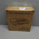 romision Expandable Dish Drying Rack Over The Sink Small Metal Stainless Steel Plate Holder for Compact Kitchen, Space Saving Modern Black Hanging Drainer