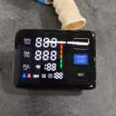 Blood Pressure Monitor, 9-17'' & 13-21'' Extra Large Blood Pressure Cuff Upper Arm, LED Color Backlit Screen Automatic Digital Blood Pressure Machine with USB Cable and 4 AAA Batteries
