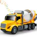 DWIRCTOYS Toddler Trucks Toys, Big Cement Mixer Toy Truck with Lights and Sounds, Truck Vehicle Boy Toy for 3 4 5 6 Year Old, Christmas Birthday Gifts for Boys & Girls