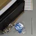 SpaceAid Pull Out Spice Rack Organizer with 20 Jars, Heavy Duty Slide Out Seasoning Organizer for Kitchen Cabinets, with 801 Labels and Chalk Marker, Left Facing